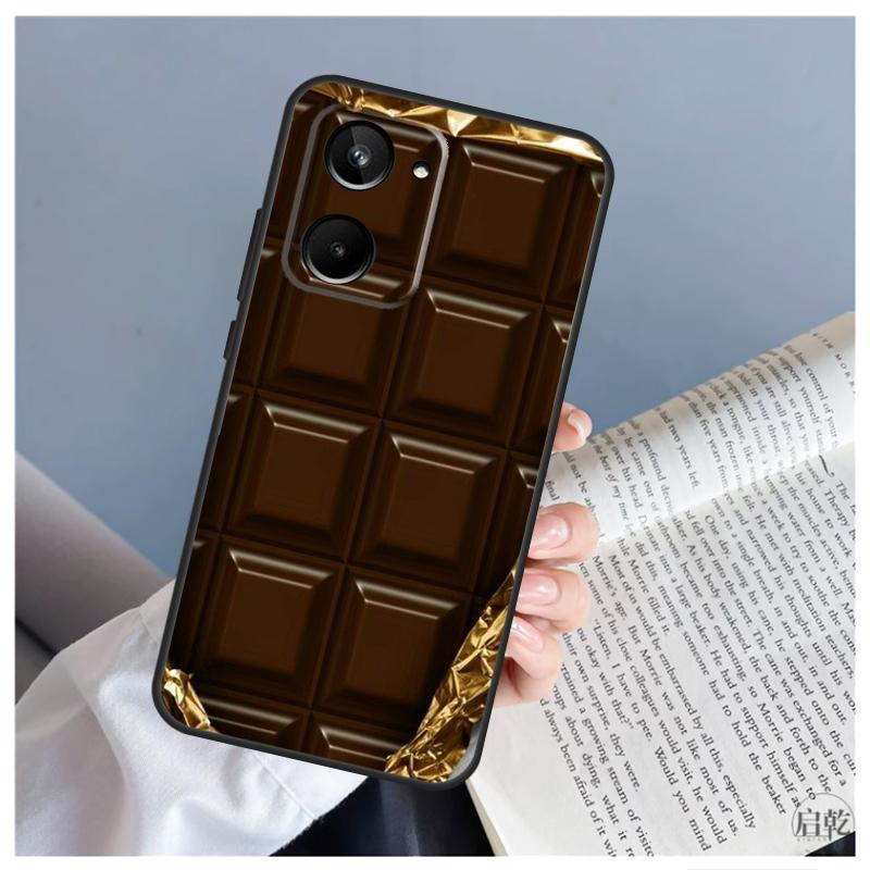 Chocolate Bar Case For Realme C51 C55 C53 C35 C33 C30 C67 C21Y C25s C15 9 10 11 12 Pro Plus GT Neo 5 Cover