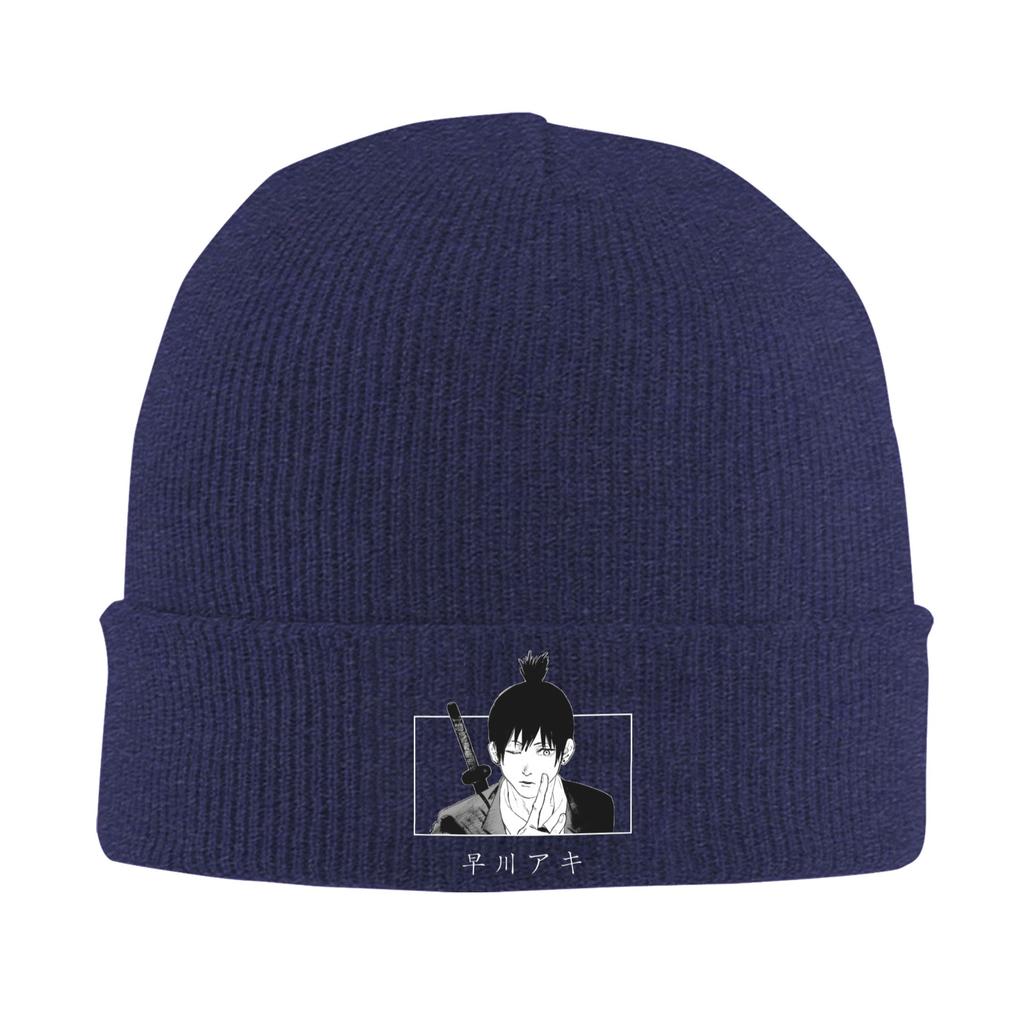 Chainsaw Man Aki Knit Hat Beanie Autumn Winter Hats Warm Acrylic New Anime Manga Cap For Men Women Gifts,