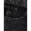 Streetwear Jeans Black Straight Leg Casual Denim Pants High Street Style