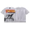 Washing Water Short-Sleeved T-Shirt Men'S Tide Brand Street