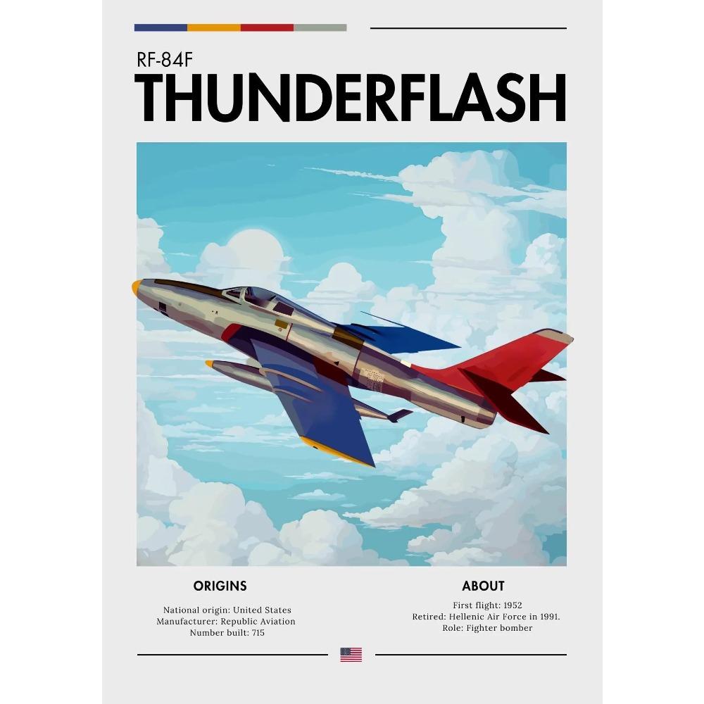 Cooler Überschalljäger Jet Poster Luftwaffe Flugzeugdrucke Mehrrollenfähiger Jäger Leinwandgemälde Wandkunst Bild Heimzimmerdekor