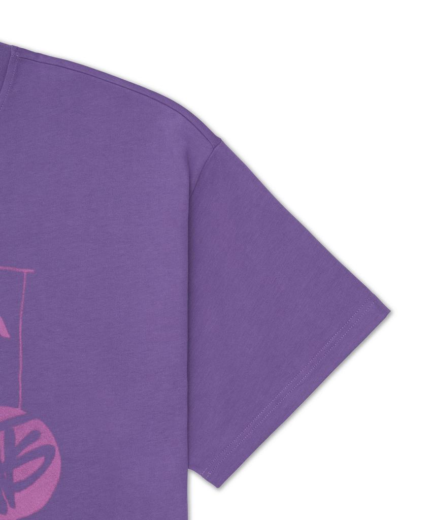 VANS Layer Logo Short Sleeve T-Shirt - Prism Purple / Vn000Tkzfrt1