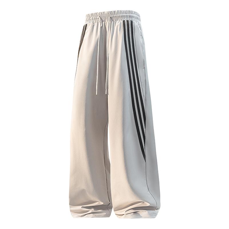 Men's Loose Straight Leg Pants, Men's Casual Pants