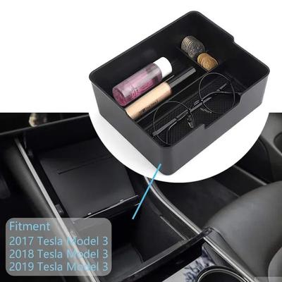 Verstauen Aufräumen Für Tesla Model 3 2017-2024 Zubehör Auto Mittelarmlehne Aufbewahrungsbox Auto Behälter Handschuhfach Organizer Etui