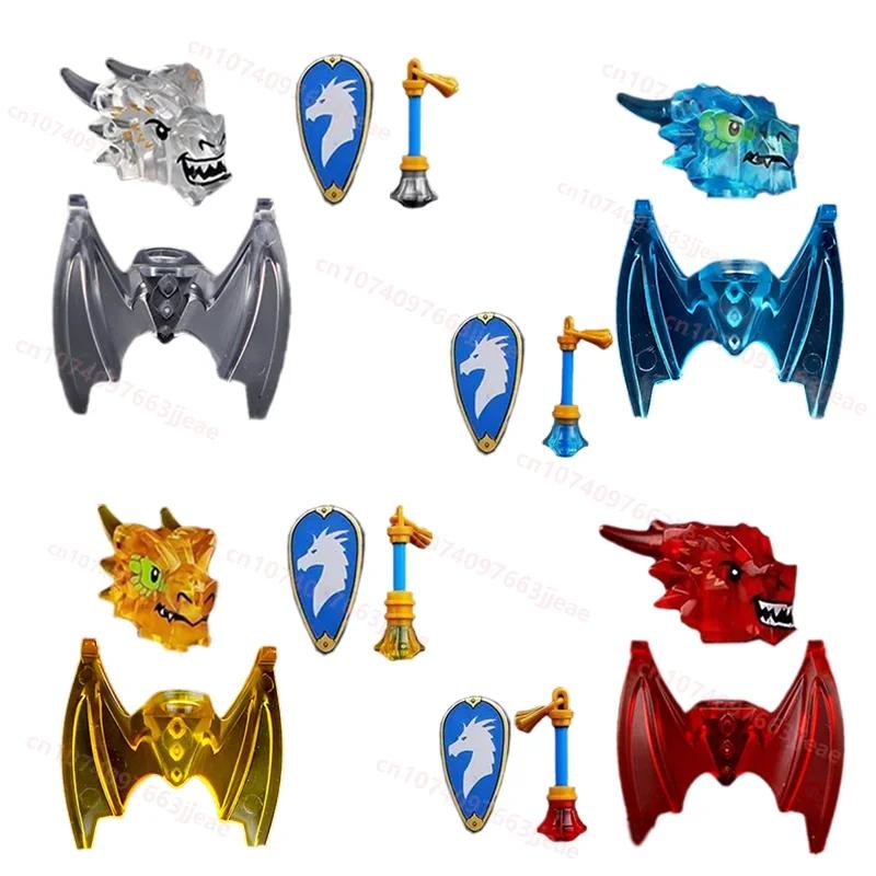 048 047 Undead Dragon Knight Bricks Anime Dragon Knights Building Blocks DIY Action Figure Collection Model Decor Doll Toy Gift