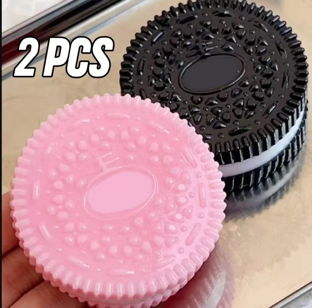 2 Pcs Squishy Sticky Cookie Squishies S, Fidget S, Ultra-Soft Squeeze S, Decompression , Pefect For Party &Holiday