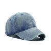 Solid Color Light Board Soft Top Denim Baseball Cap Washed Cotton Men's and Women's Street Outdoor Sunscreen Cap