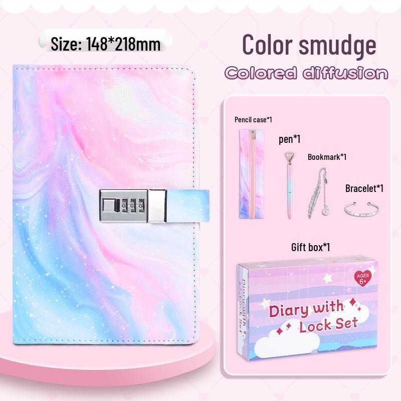 Quaderno Diario A5 in Pelle PU con Password