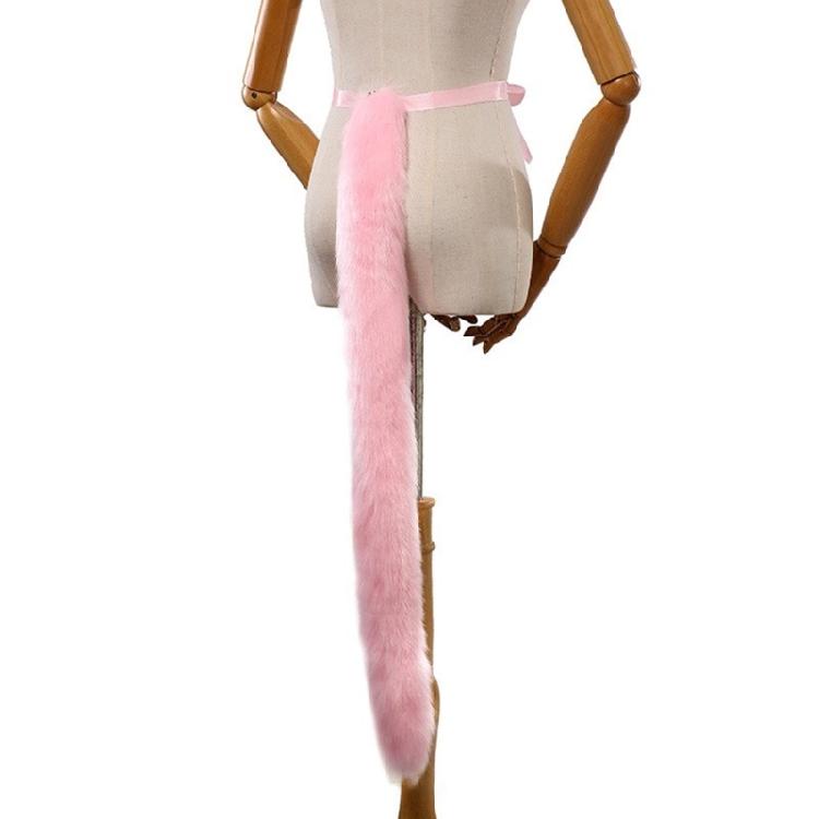 

Хэллоуин Лисьи Хвосты Лолиты Кошачьи Хвосты Костюмы для Переодевания Искусственный Мех Хвост Подарок розовый