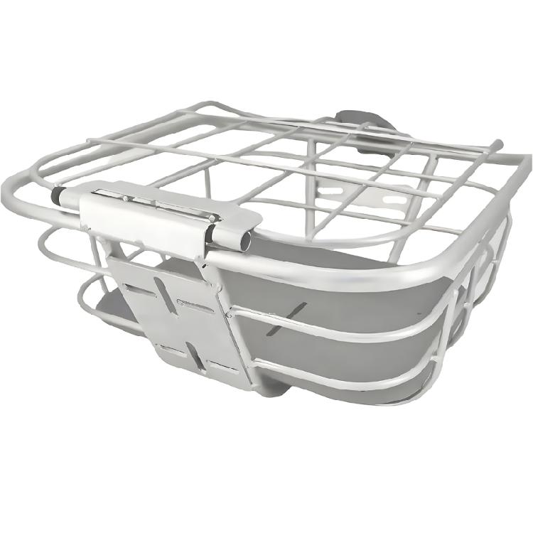 Metal Bicycles Basket for Heavy Loads Large Capacity Storage Robust Bike Carriers Basket Bike Rack for Electric Bikes