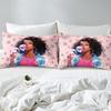 American Nation Cool Girl Personality Pattern Sheet Four-Piece Bedding Set Bedding Set Bedroom Dormitory Bedding