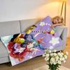 Throw High-Density Short Plush Blanket For Sofa Nap Air-Conditioned Room Soft Skin-Friendly O-Owarimonogatari