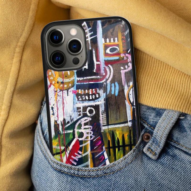 Street Graffiti Painting Soft Phone Case for iPhone 17 Air 16e Pro Max 15 Pro 13 14 Plus 11 12 MagSafe Magnetic Coque