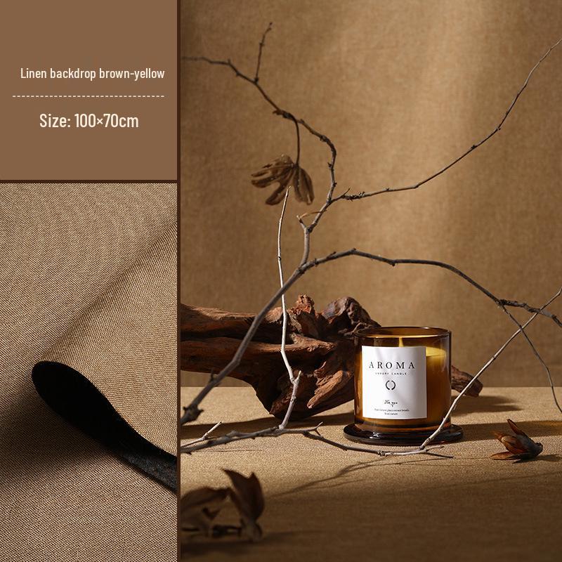 Maillard Retro Brown Photography Background Cloth - Advanced Still Life Scene Backdrop