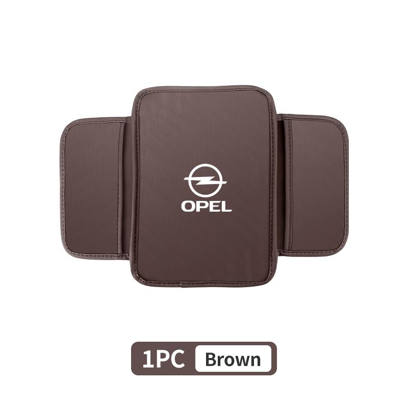 

Car Armrest Box Protective Pad Centre Console Storage Bag For Opel Zafira Meriva Mokka Grandland Antara Ampera Vivaro Corsa коричневий