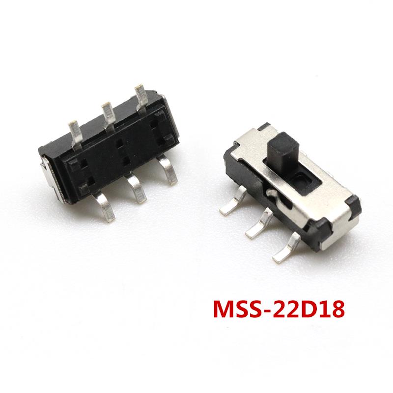 10PCS Mini Slide Switch DIP PCB Toggle Switch SPST SPDT 2/3 Pin Tactile Switch for Electronic Projects