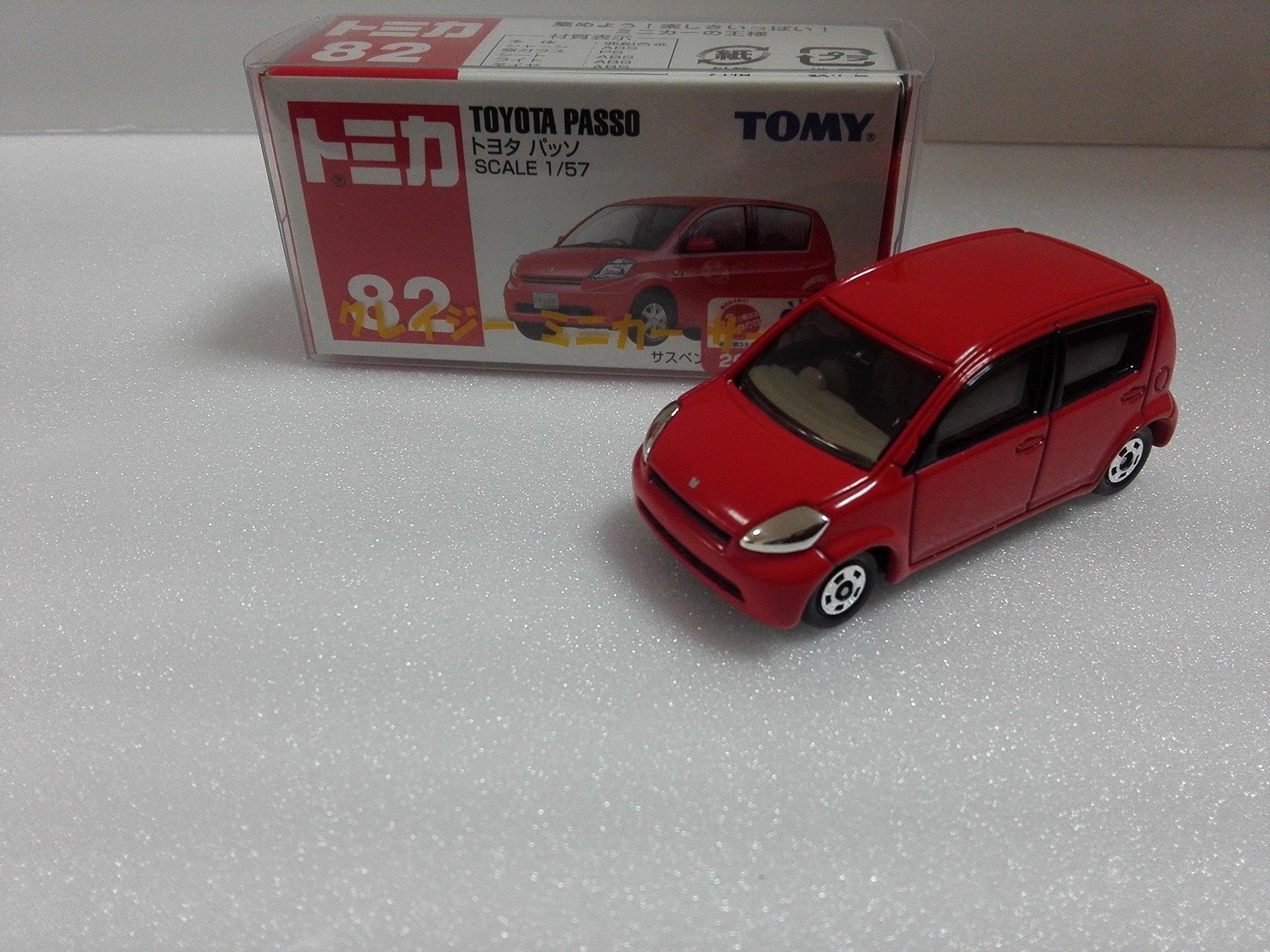 

Распродано Tomica Toyota Passo RE Crazy Mini Car Circle с кейсом № 82