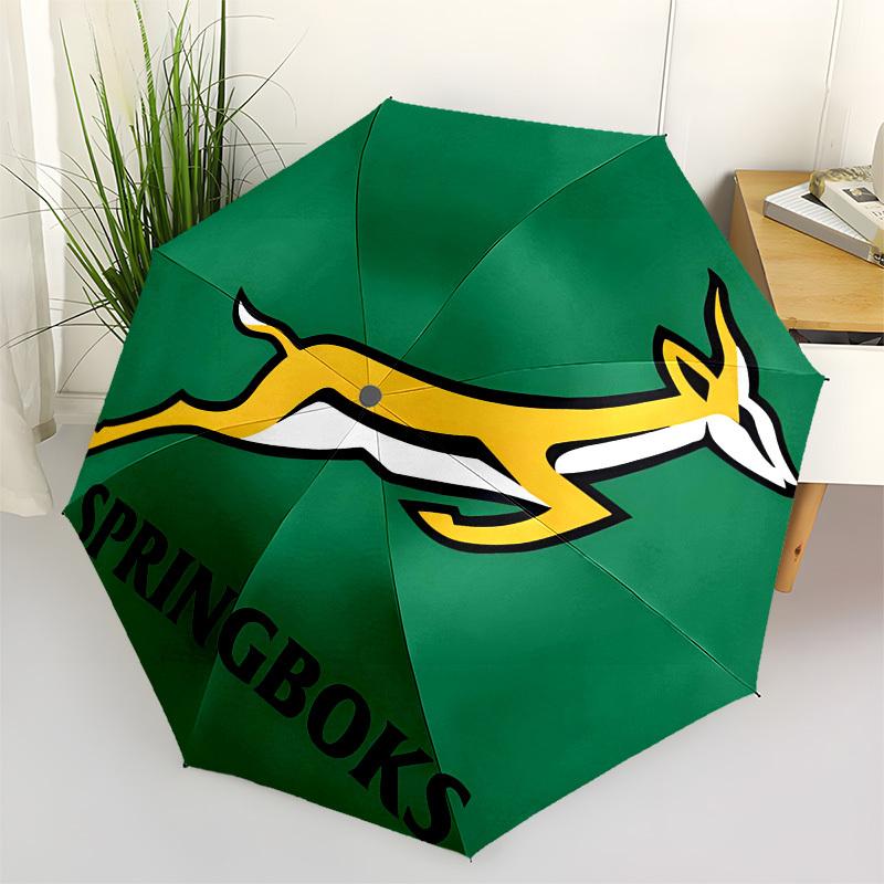 

Springboks, Rugby Automatic Opening and Closing, 8 rib Structure Portable Umbrella, Suitable for Men and Women in All Seasons Perfect Gift