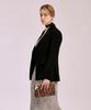 Jina In Ny 4-Way Top Zip Clutch Tweed Combo [Black Tweed]