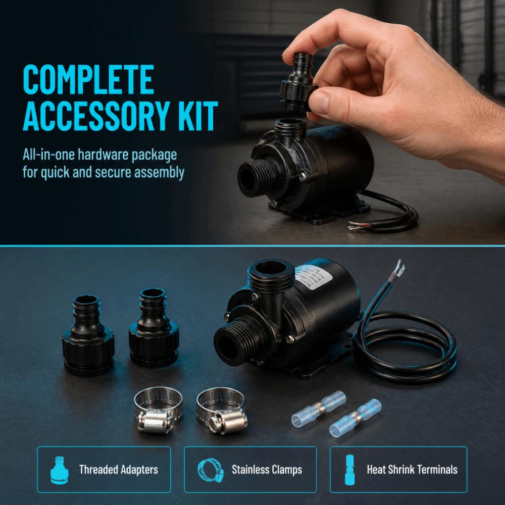Low Noise Submersible Water Pump Black Aquarium Water Pump For Fish Tank