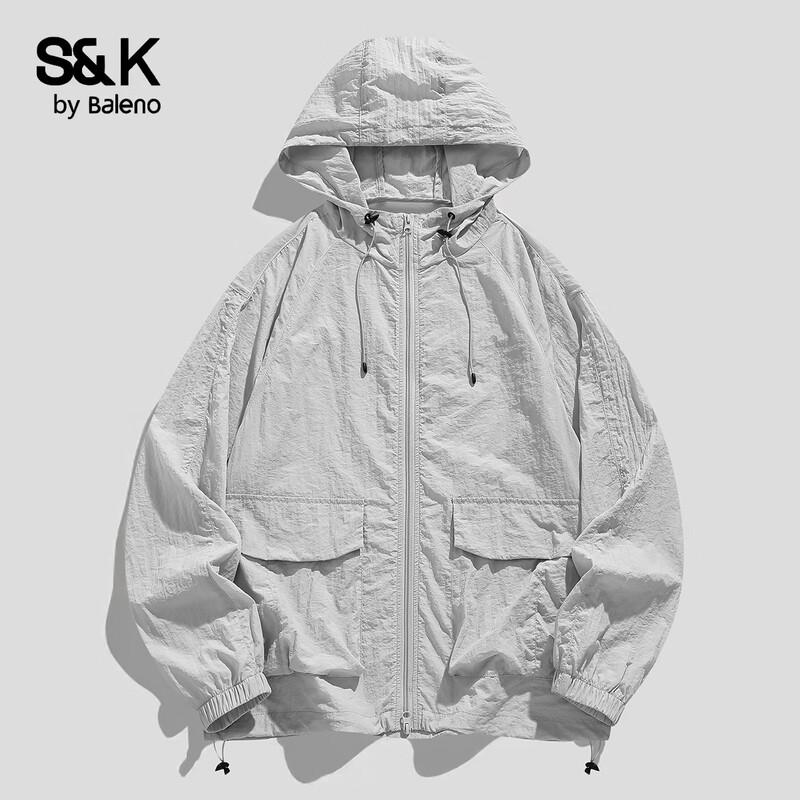 Baleno S&K Men s Outdoor Sun Protection Hooded Jacket 2XL