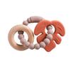 1Pc Silicone Teetherfood Grade Baby 0-12 Toystoddlersteething Ring Sensory Toyssilicone Planet Teether Bracelet Accessories
