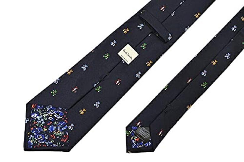 Paul Smith Teddy Bear Silk Tie 8cm Eps21w002 NAVY Men's (Size Wide) GLU1-49