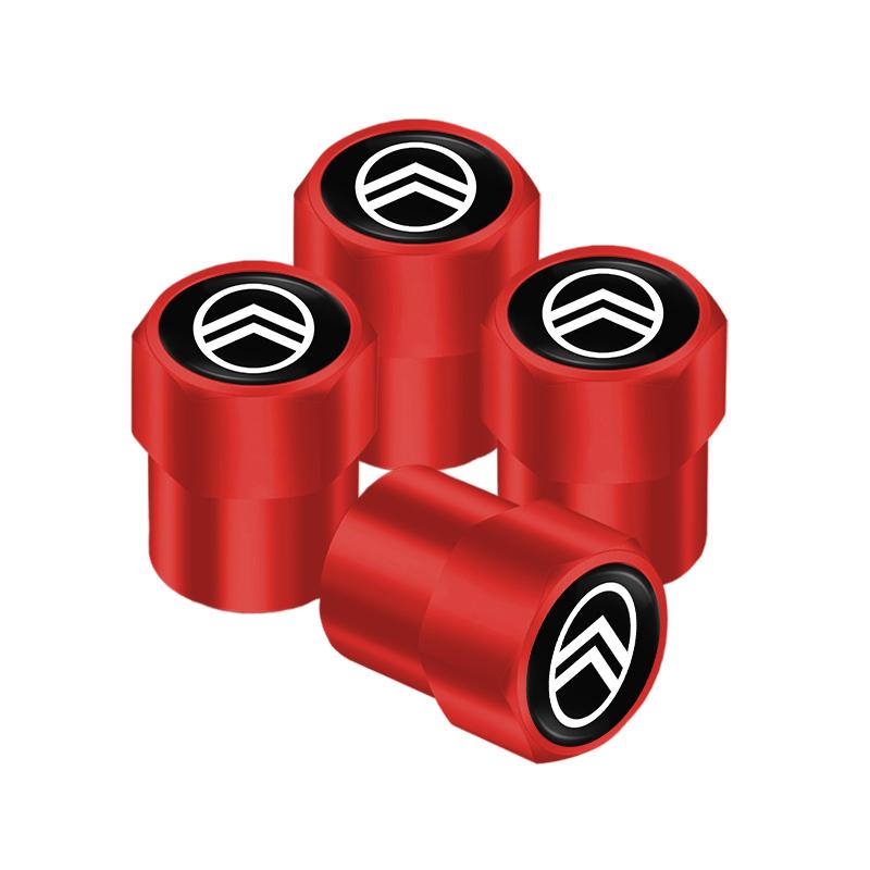 

Aluminum Alloy Car Tire Valve Stem Caps Wheel Valve Accessories For Citroen C5X e-C4 X e-C3 C4 C3 C5 Berlingo C-Elysee C-Crosser