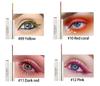 3D Farvet Øjenvippemascara Vandtæt Sort Hvid Lilla Blå Vipper Mascara Volumen Grøn Rød Brun Makeup Farve Kosmetik