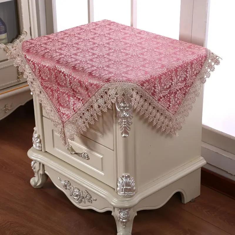 New Style Jacquard Table Cloth Rectangular Highend Coffee Table Tablecover Household Minimalist Lace Edge Universal Tablecloth