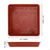 10 Pack of Square Plant Saucers for Water Drainage in Garden And Balcony