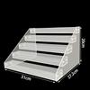 4-Tier Organizer Acrylic Display Stand Compact Dimensions