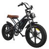 JANSNO Elektrofahrrad X50 750W LG Akku 48V14Ah, 20" E-BIKE All-Terrain mit 4.0 Fat Reifen, Shimano 7 Gänge, Vollfederung