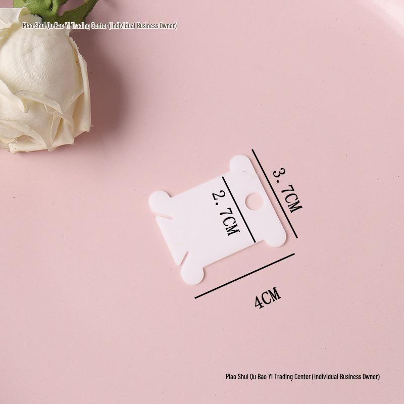 Colored Plastic Thread Organizer & Winding Board for Cross Stitch Embroidery Floss