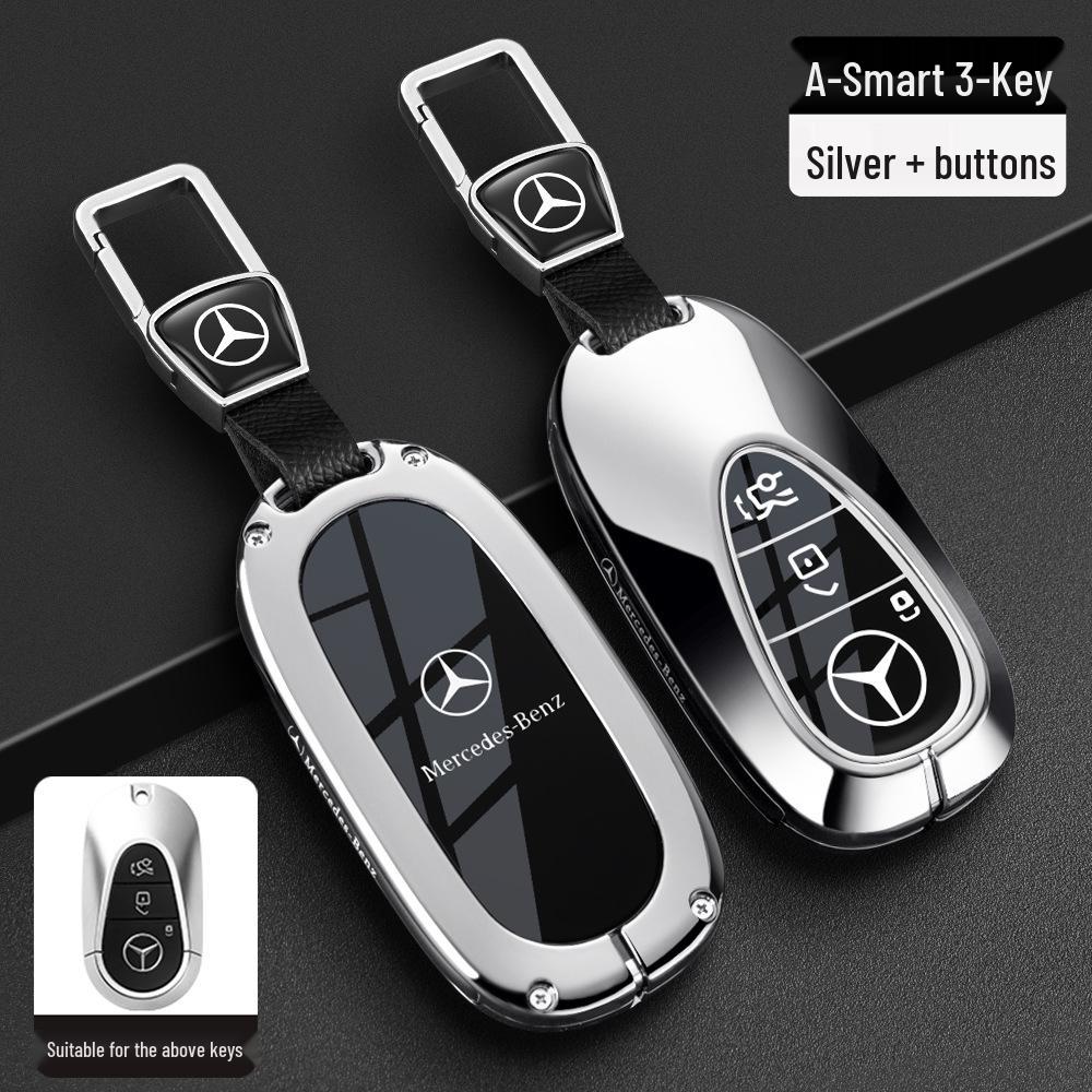 Fundas para Llaves Mercedes-Benz: Compatible con modelos E300L, C260L, C200L, GLE, GLC300L, GLA, S40.