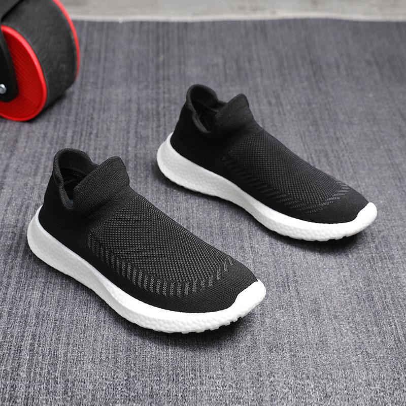 

[Customized] BR006-1 New 2025 Spring and Summer Flying Woven Shoes Sports Casual Men s Shoes Breathable Height Increase Sports 44