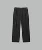 NONBLANK Wool Flannel Loose Fit Pants_Melange Grey