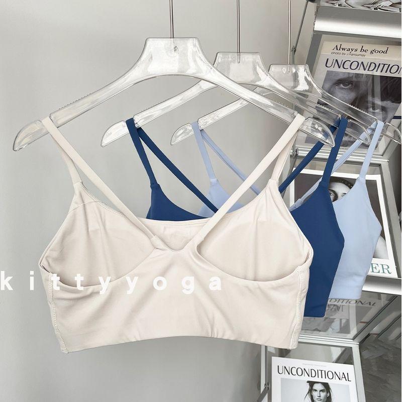 New Arrival Sports Spaghetti Strap Women's Summer Slim Looking Yoga Vest
