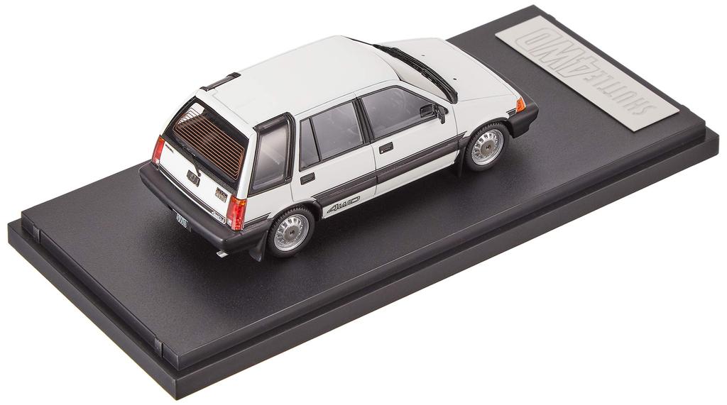 MARK43 Honda CIVIC SHUTTLE 4WD J 1984 White Finished Product 1/43 (AR)