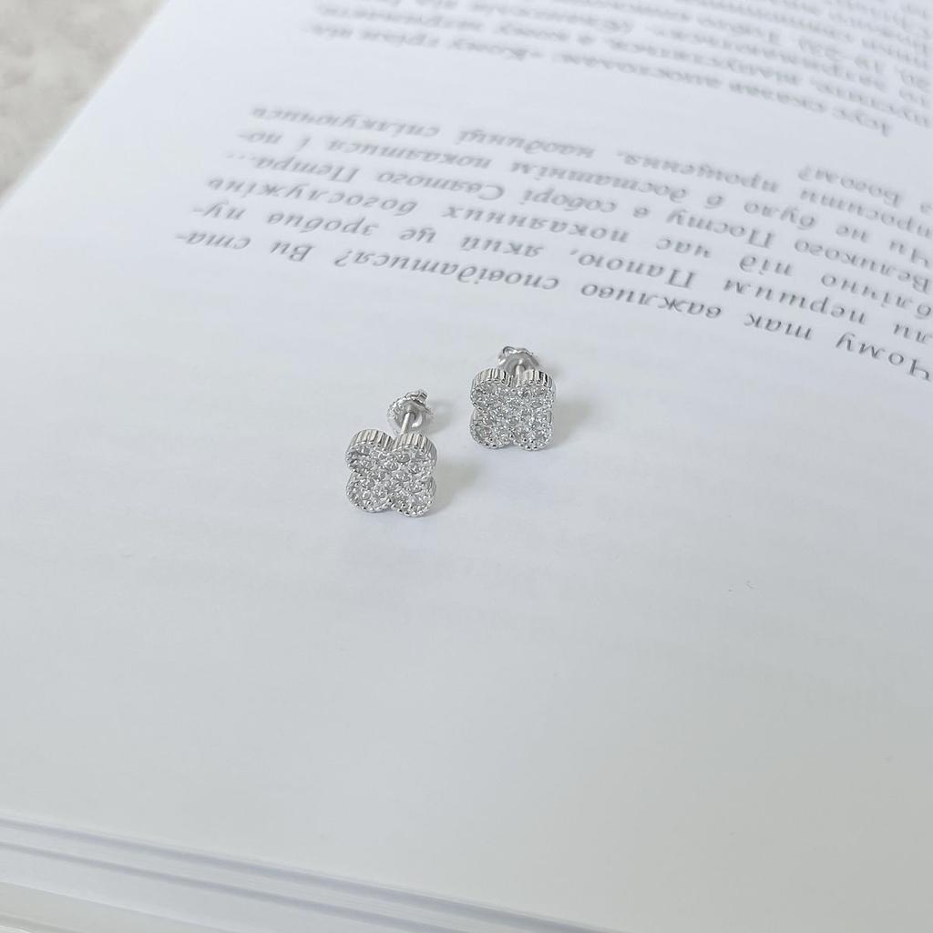 Silver Earrings with Cubic Zirkonia (2147961)