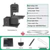 Compact Vertical Woodworking Bandsaw: Curve, Jigsaw, Shaping, Metal, and Table Cutting Machine