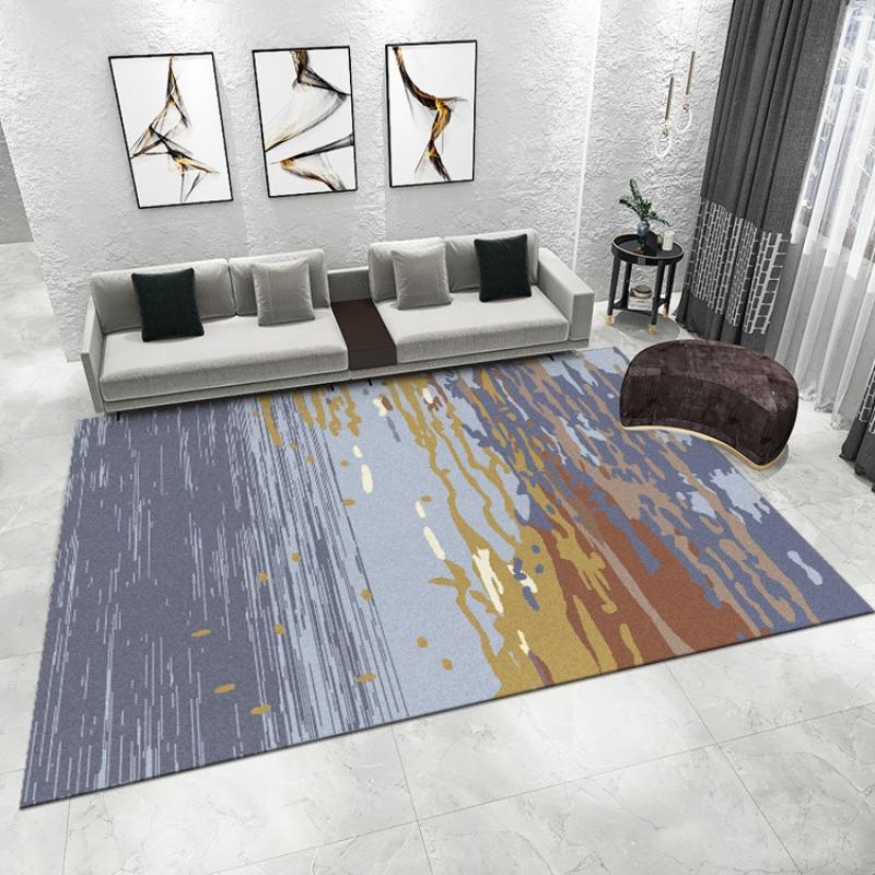 Abstraction Modern Style Print Large Area Rug Non-Slip Wear-resistant Carpet for Living Room Bedroom Soft Floor Mat Home Decor