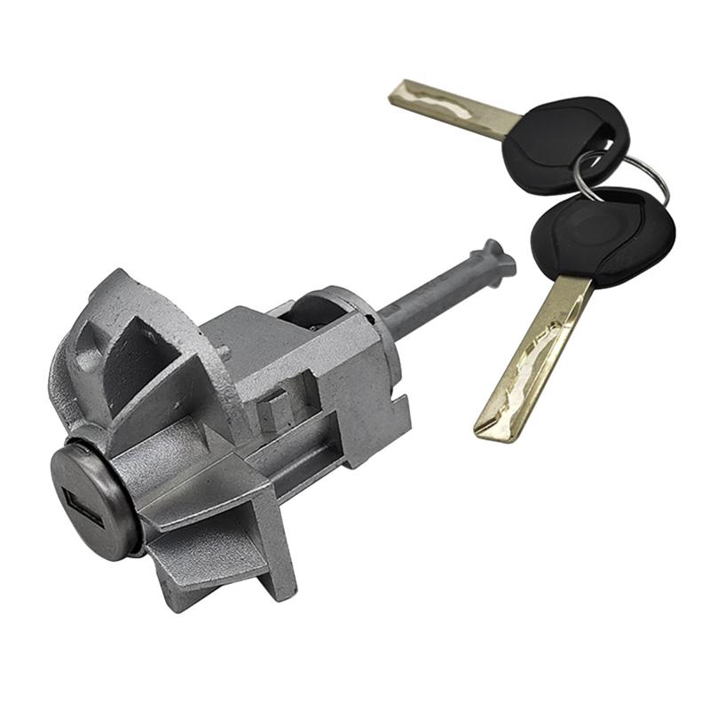 Door Lock Cylinder Assembly, With 2 Keys Replacement Accessories 51217019976 Right Front Door For 2001-2006 BMW E46 3 Series