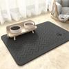 Pet Feeding Mat-Absorbent Pet Placemat Rubber Backing Quick Dry Water Mat For Dog Cat For Food And Water Bowl With Waterproof