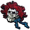 Grateful Dead Bertha Skull Woven Iron On Patch
