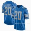 Detroit Lions NFL Fotbalový dres 26 Jahmyr Gibbs Pánský Bavlněný Sportovní Fanouškovské Oblečení Na Den Zápasu Neformální Oblečení