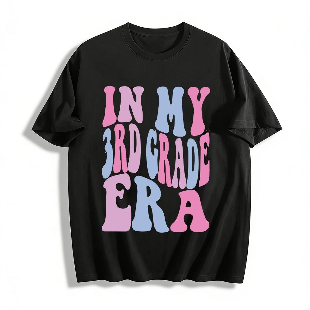 In My 3rd Grade Era Back To School Graphic Tee Pure cotton T-shirt XXS