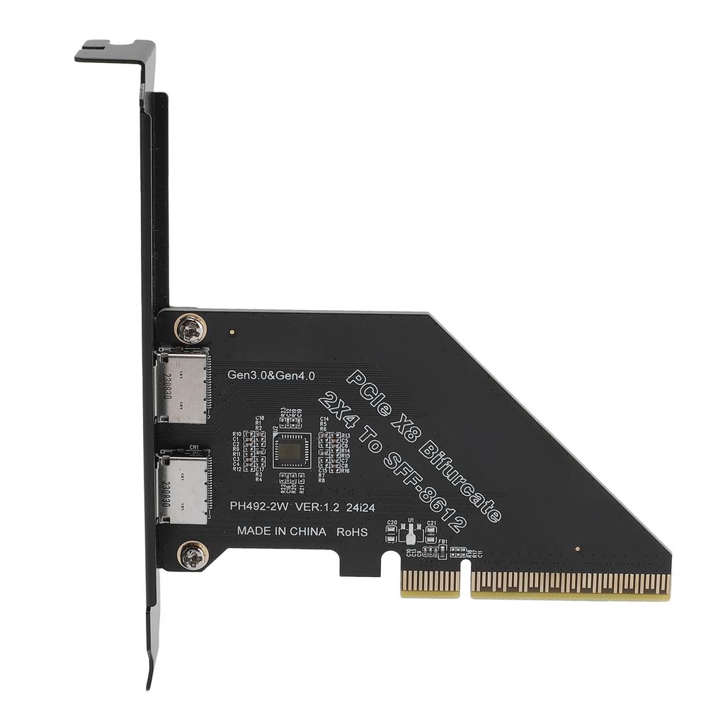 PCIe 4.0 X8 to Oculink Card High Speed Data Transfer 128 GT s SFF 8612 Secure Connection External Graphics Card for