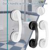 Suction Cup Shower Handle Glass Door Handle No Drilling Grip Wand Push Pull Helper Strong Vacuum Grab Puller for Mirror Bathroom