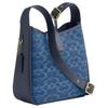 Coach Hadley 25 Classic Logo Denim And Leather Shoulder Bag Medium Women shoulder bag Indigo CDB98-IMTYV